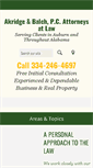 Mobile Screenshot of akridgebalch.com
